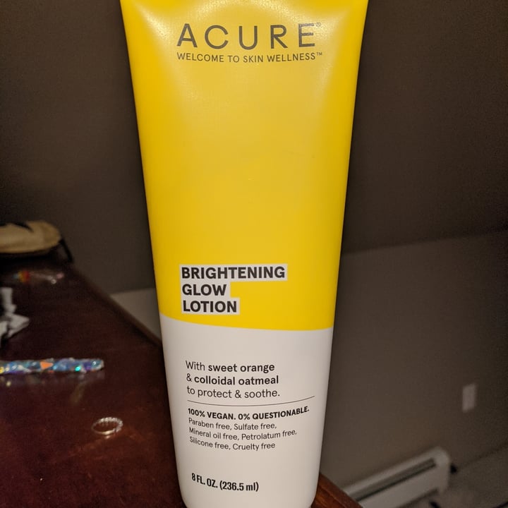 photo of Acure Brightening glow lotion shared by @jennysneal on  13 May 2020 - review