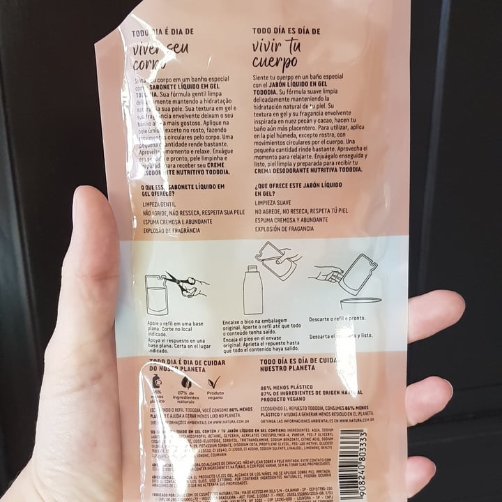 review photo of Natura Todo día jabon líquido repuesto shared by @brendagzz on 07 Sep 2021 - review