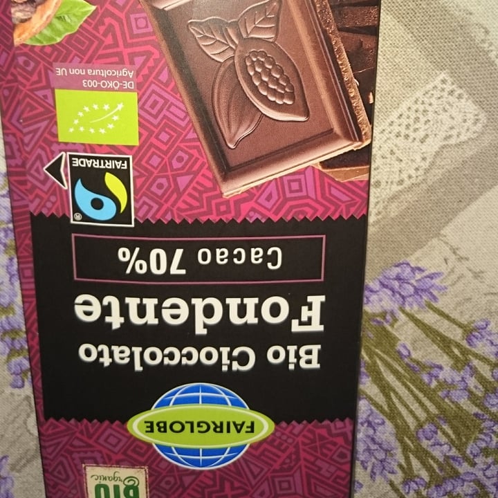 review photo of Fairglobe Cioccolato Fondente Cacao 70% shared by @andreaillungo on 17 Mar 2022 - review
