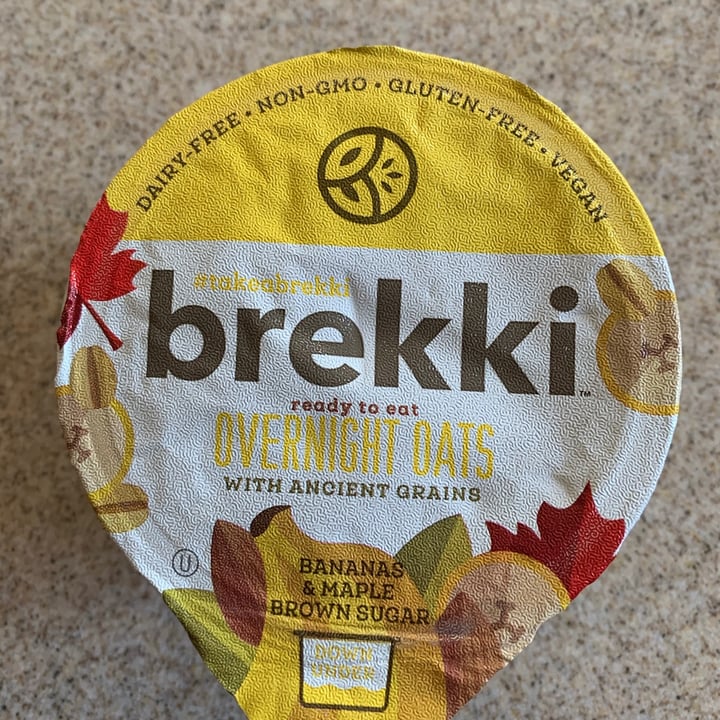 review photo of Brekki Overnight Oats Bananas & Maple Brown Sugar shared by @khart24 on 30 Apr 2021 - review