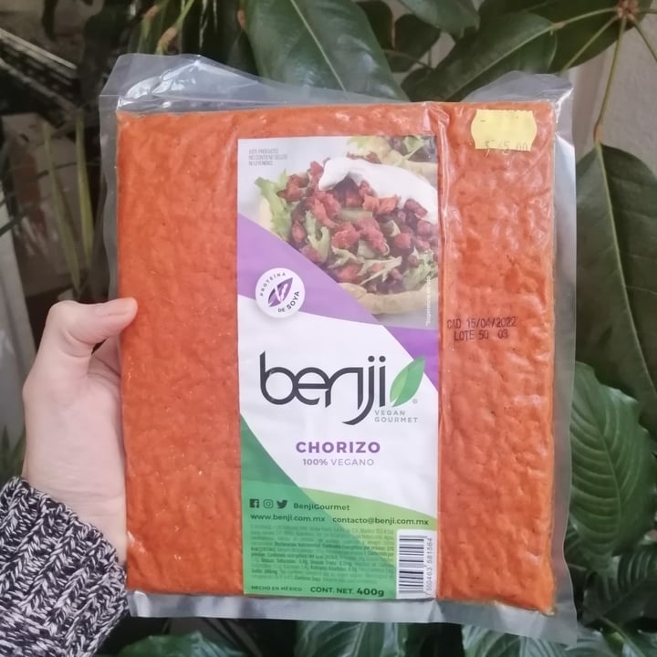 photo of Benji Vegan Gourmet Chorizo Vegano shared by @melissamx on  22 Jan 2022 - review