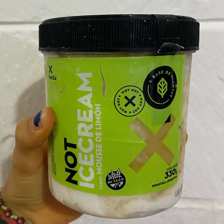 photo of NotCo Not Icecream Mousse de Limón shared by @veganeandoenbsas on  17 Jan 2022 - review