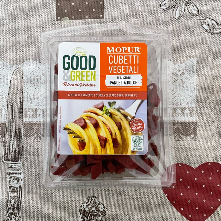 review photo of Good and green Cubetti vegetali Pancetta shared by @akithemooncat on 14 Jun 2022 - review