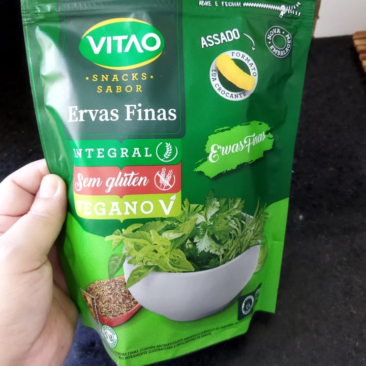 photo of VITAO Snacks sabor Ervas finas shared by @izabelavm on  05 May 2022 - review
