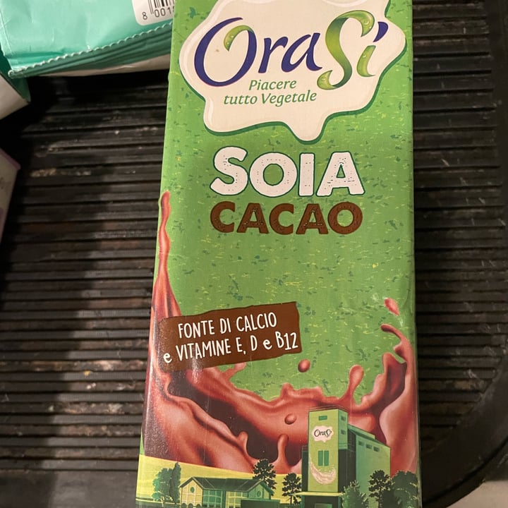 photo of OraSí Bevanda Di Soia E Cacao shared by @lapalermitanavegana on  27 Apr 2022 - review