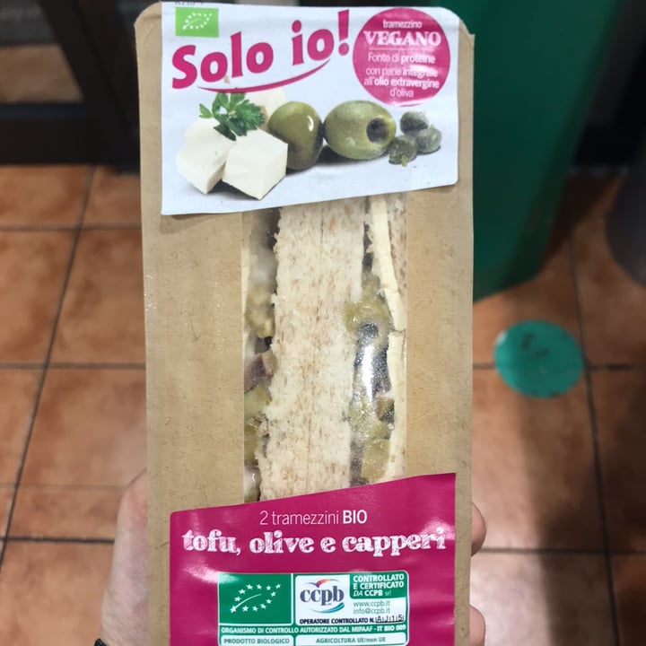 review photo of Solo io! Tramezzino Tofu Olive Capperi shared by @silvia95 on 20 Feb 2022 - review