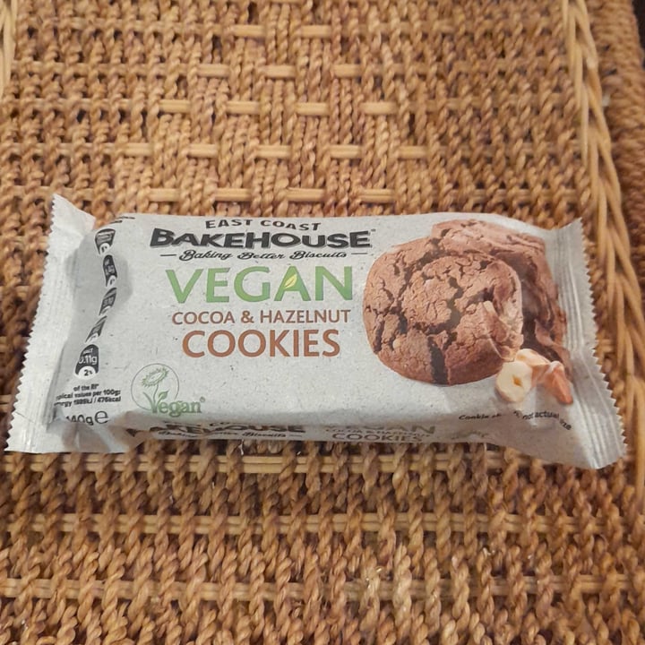 photo of East Coast Bakehouse Cocoa & Hazelnut Cookies shared by @venerableveganvirtue on  31 Dec 2021 - review