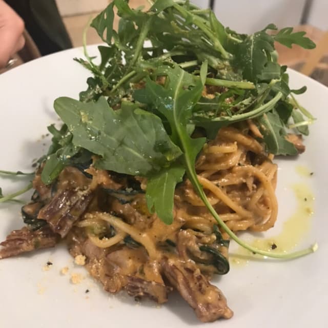 Photo of the dish “Bacon Florentine Spaghetti”