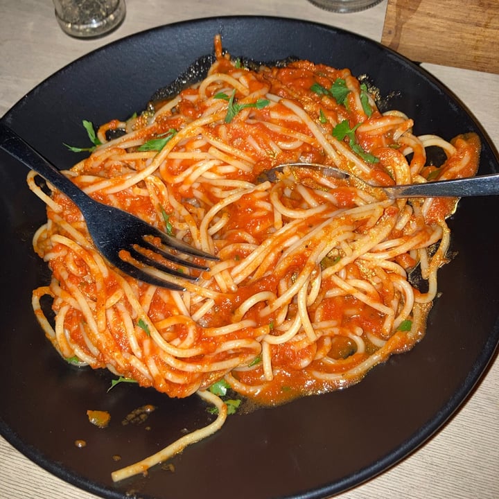review photo of Johnny Lucky Kitchen Bar Bayswater Arabiatta Pasta shared by @miapretorius on 04 Oct 2022 - review