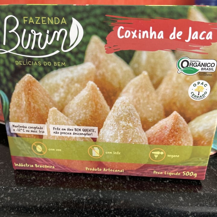 review photo of Fazenda Burin Coxinha de jaca shared by @crazyveganoficial on 05 Jul 2021 - review