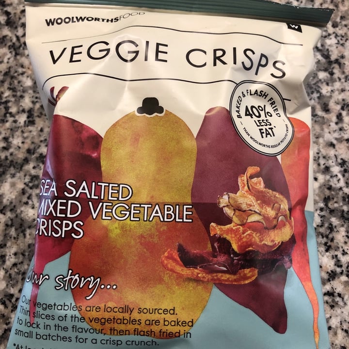 photo of Woolworths Food Veggie Crisps plain shared by @mamabear1 on  07 Jun 2020 - review