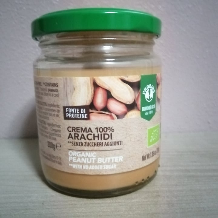 photo of Probios crema 100% arachidi shared by @valevalentina on  26 Sep 2022 - review