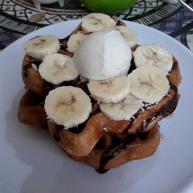 Foto del piatto “calawaffles”