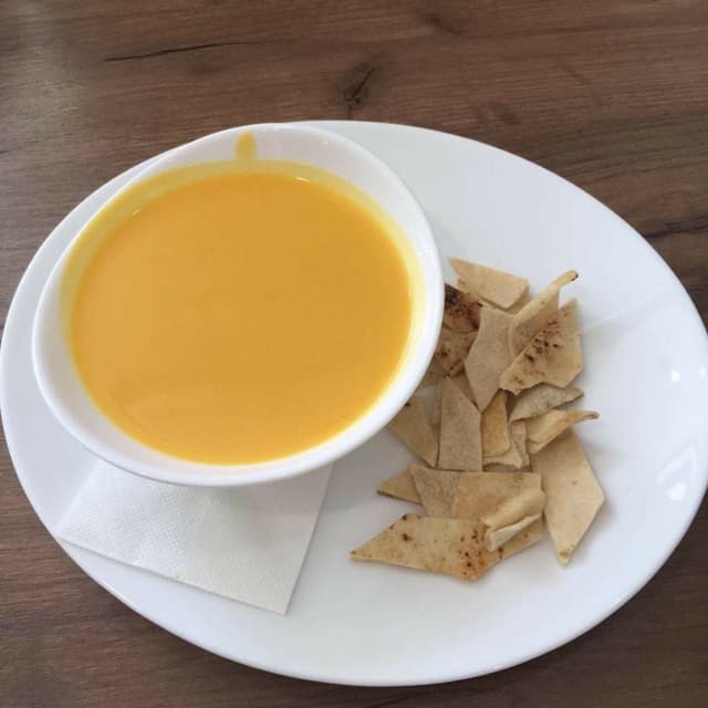 Foto do prato “Carrot, Sweet Potato and Orange Soup”