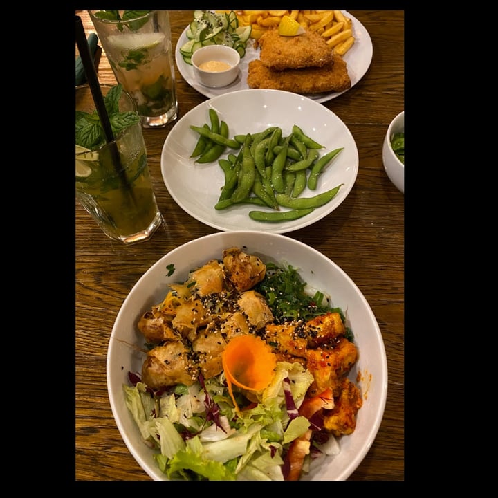 photo of Chay Vegan Kitchen Udon Nem/ Edamame/ Tonkatsu „Schnitzel“ shared by @eventuelli on  24 Oct 2020 - review