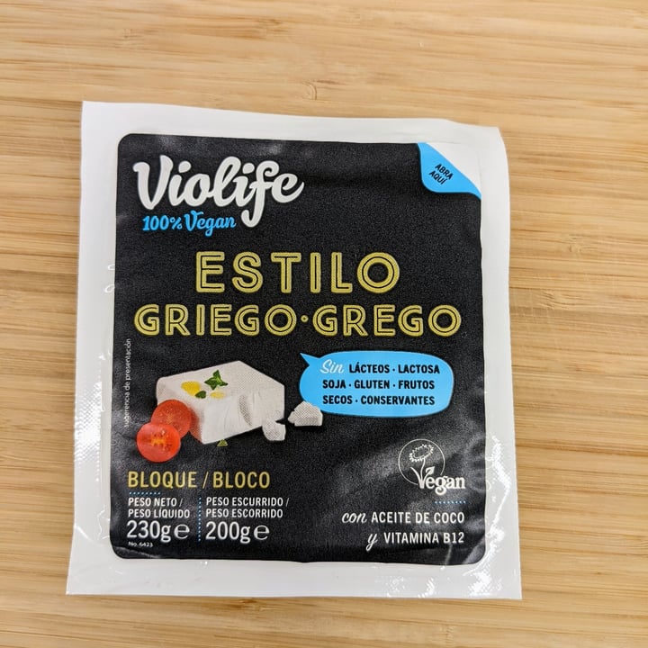 photo of Violife Queso bloque estilo griego shared by @mariadelia on  15 Mar 2022 - review
