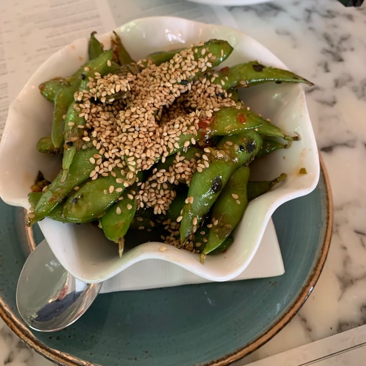 photo of Chopsuey Cafe at Dempsey Spicy Edamame With Sesame shared by @pal on  10 Nov 2020 - review