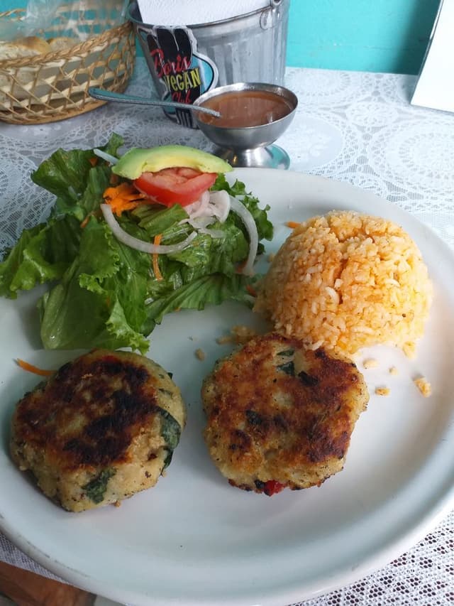 Photo of the dish “Tortitas de papa y espinacas”