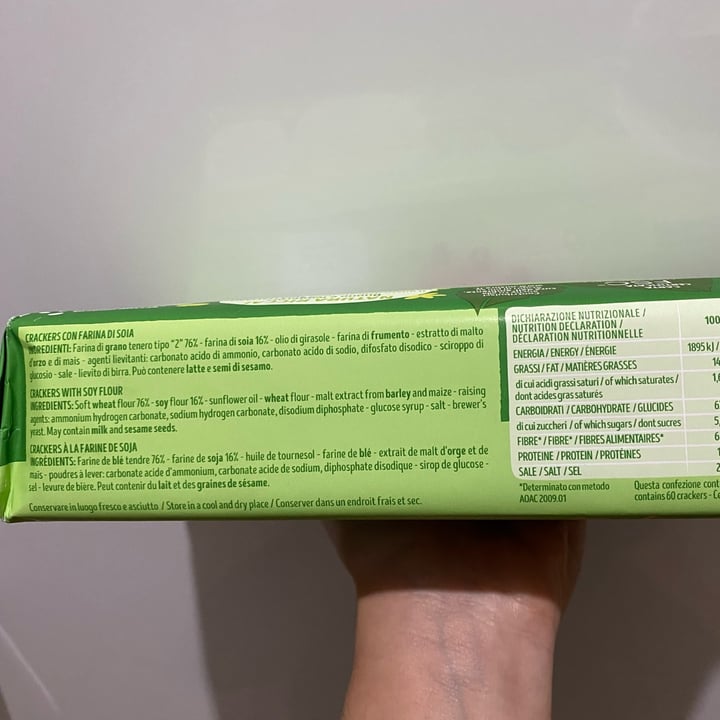 review photo of Misura Crackers con Soia Selezione Italiana - Natura Ricca shared by @msom on 04 Dec 2021 - review