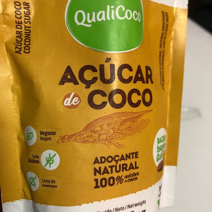photo of Qualicoco Açúcar de coco shared by @cintiatondin on  09 May 2022 - review