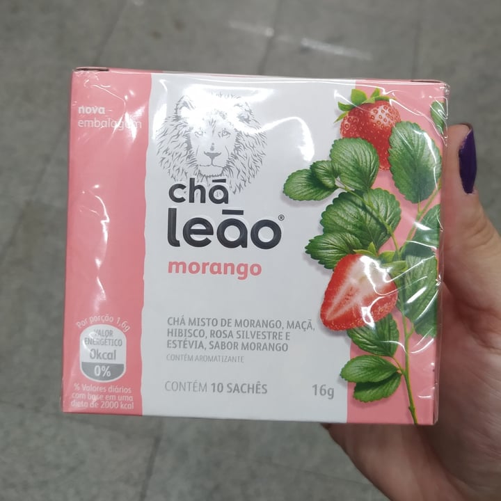 review photo of Chá Leão sabor 🍓 Chá sabor 🍓 shared by @naninha123 on 10 May 2022 - review