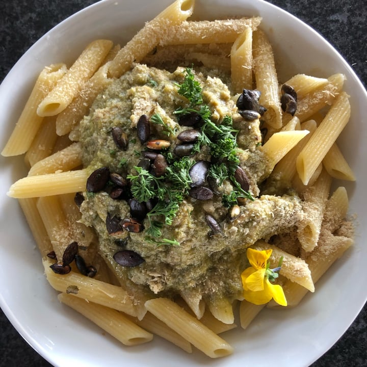 review photo of Asher's Corner Cafe @ Ashers Farm Sanctuary The Creamy Italian Pasta shared by @melvdm on 03 Nov 2021 - review