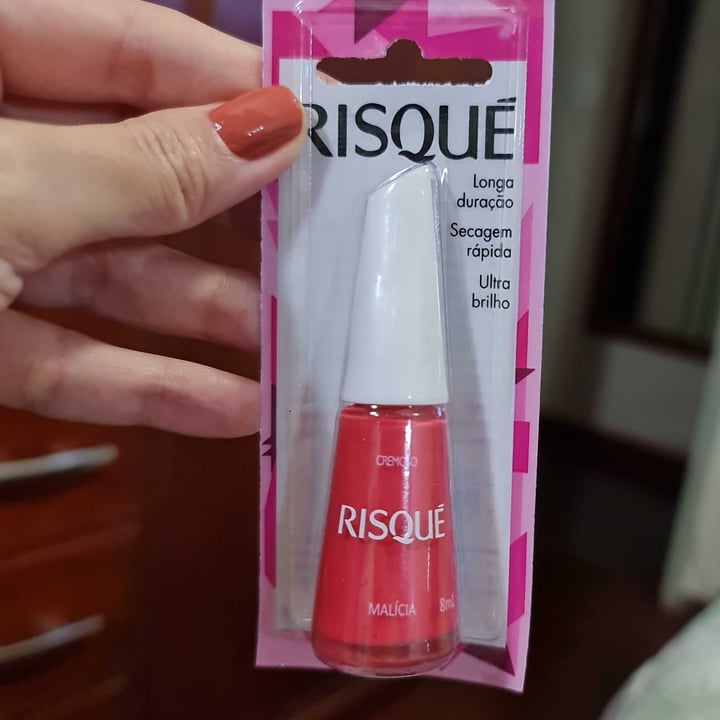 review photo of Risqué esmalte cor Malícia Risqué Esmalte Cor Malícia shared by @adrival on 07 May 2022 - review