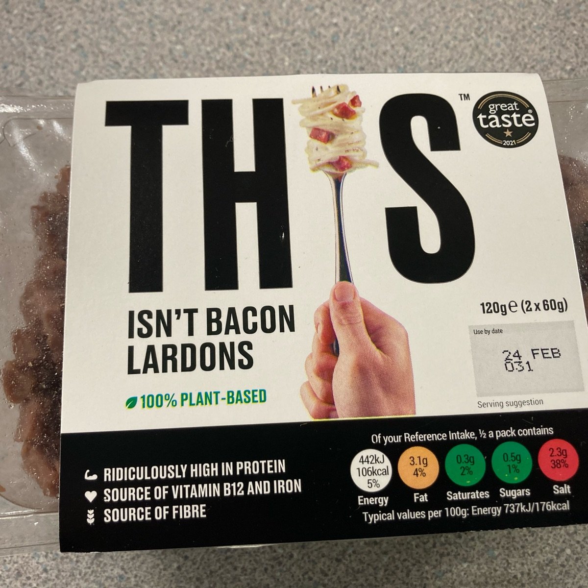 Bacon Lardons from THIS - Vegan Product Reviews & Ratings | abillion