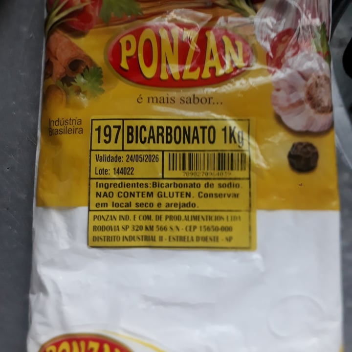 photo of Ponzan industria e comercio de alimentos Bicarbonato shared by @roseli60 on  12 Jul 2022 - review