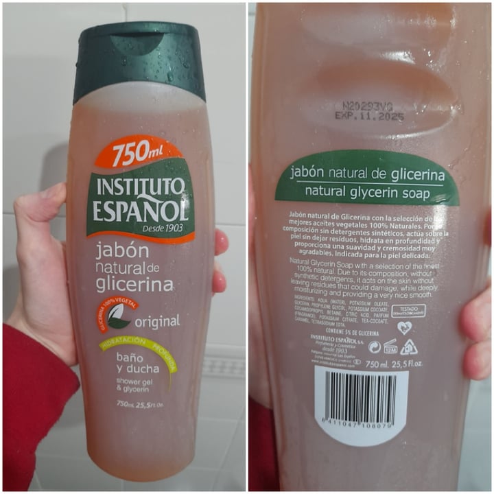 review photo of Instituto Español Jabón natural de Glicerina shared by @muriel8 on 17 Mar 2021 - review