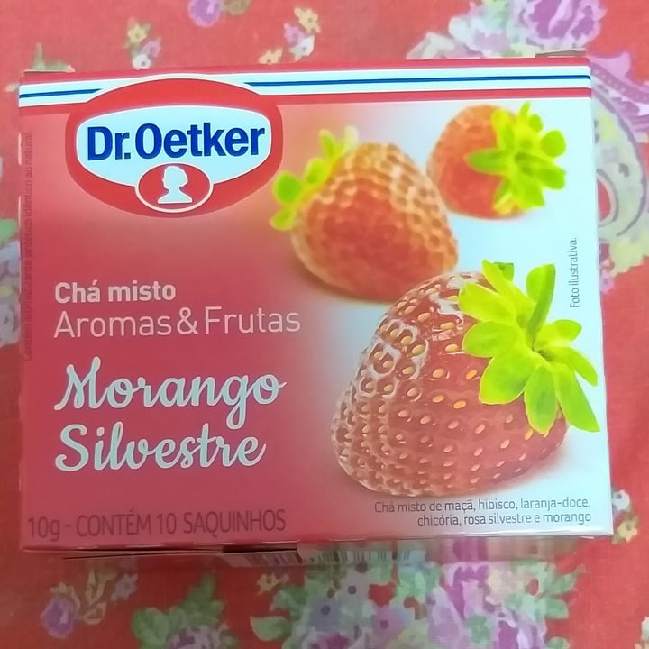 photo of Dr. Oetker Chá de morango silvestre shared by @corupasc on  03 Jul 2022 - review