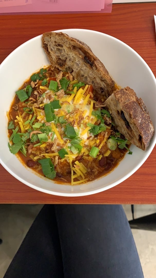 photo of Confusion Plant Based Kitchen Chili Con Carne shared by @amc on  12 Dec 2019 - review