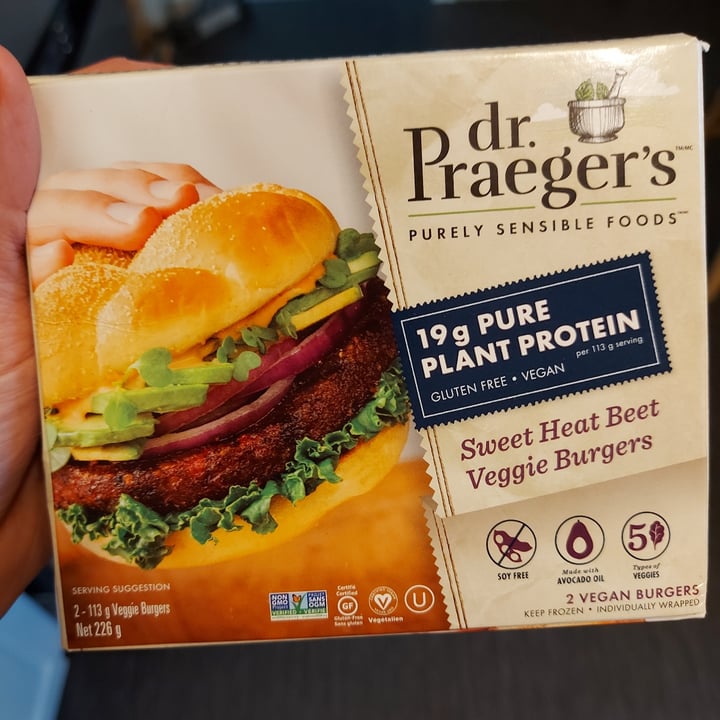 Dr. Praeger's Sweet Heat Beet Veggie Burgers Review | abillion