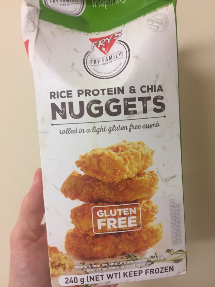 photo of Fry's Family Food Rice Protein & Chia Nuggets shared by @breebree on  15 Aug 2019 - review