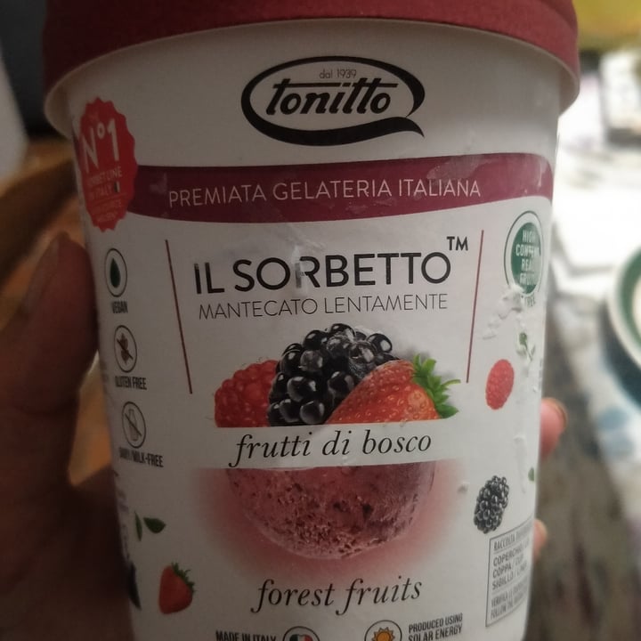 photo of Tonitto il sorbetto frutti di bosco shared by @gloriagrossi on  01 Sep 2022 - review