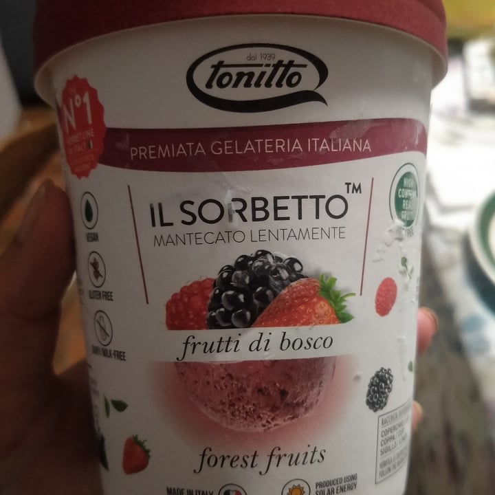 review photo of Tonitto il sorbetto frutti di bosco shared by @gloriagrossi on 01 Sep 2022 - review