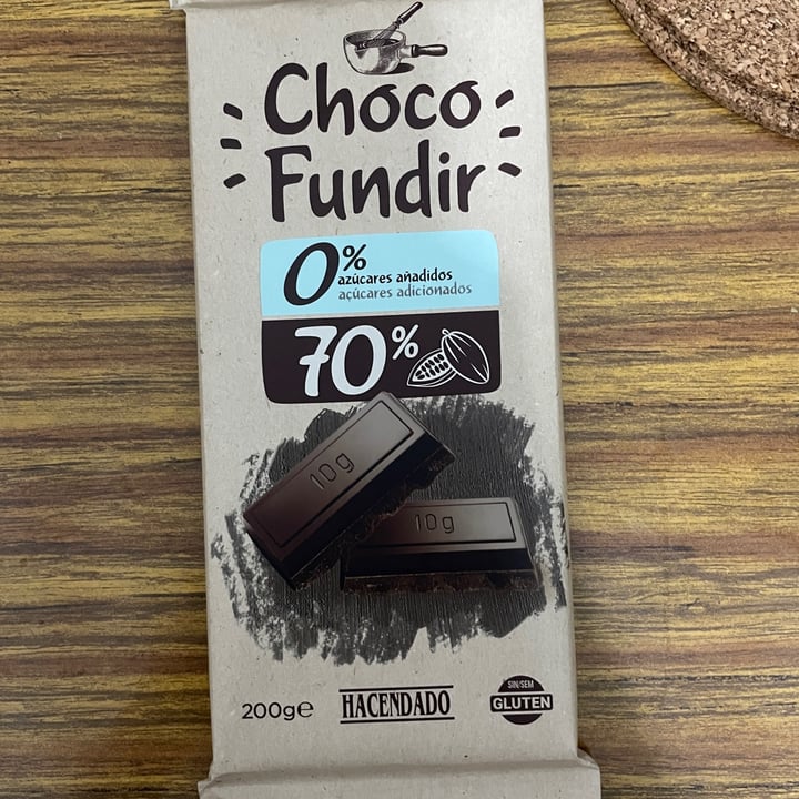 photo of Hacendado Choco fundir 70% shared by @sara18 on  11 Dec 2022 - review