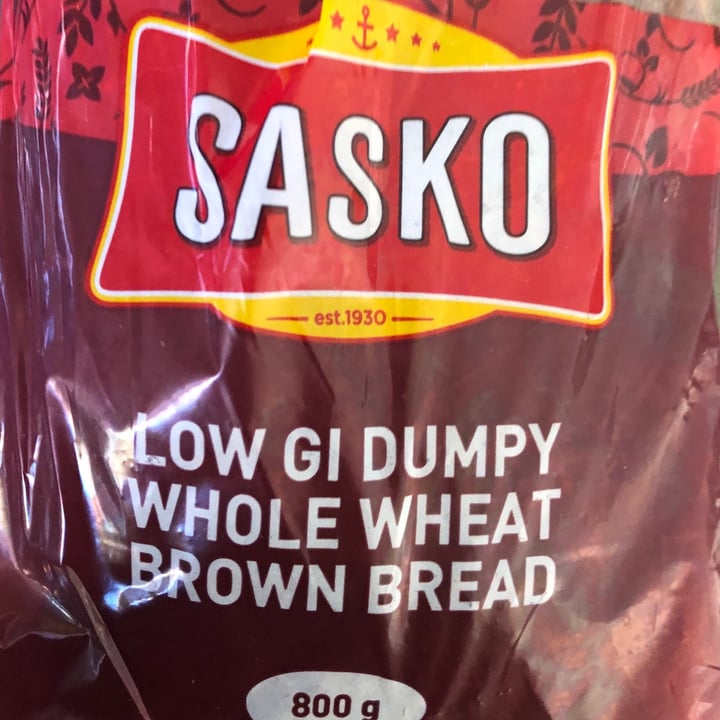 photo of Sasko Low Gi Dumpy Whole Wheat Brown Bread shared by @tazzwaite on  05 Jul 2020 - review