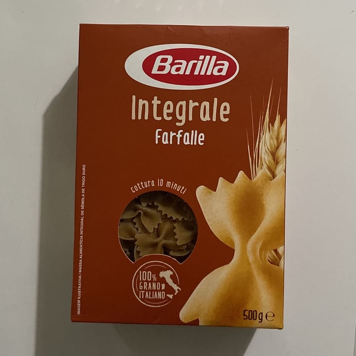 photo of Barilla Farfalle integrali shared by @brendagalantini on  25 Oct 2022 - review