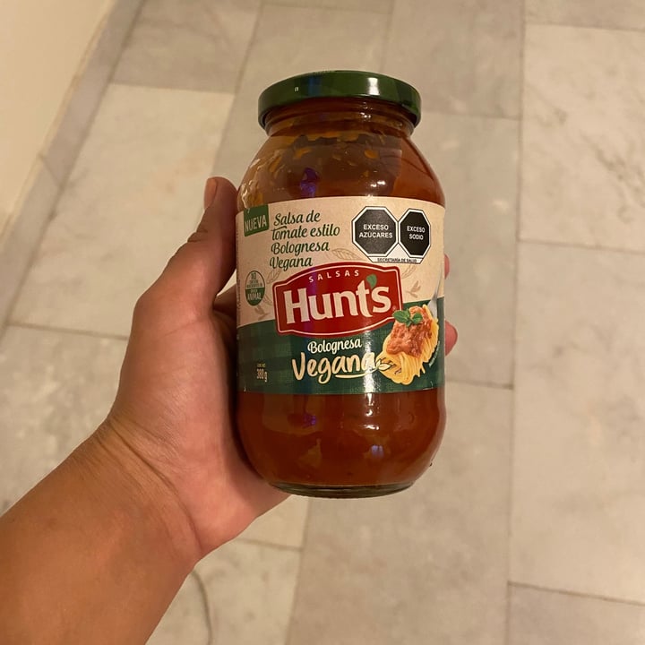 photo of Hunt's Boloñesa vegana shared by @plantcook on  26 May 2021 - review
