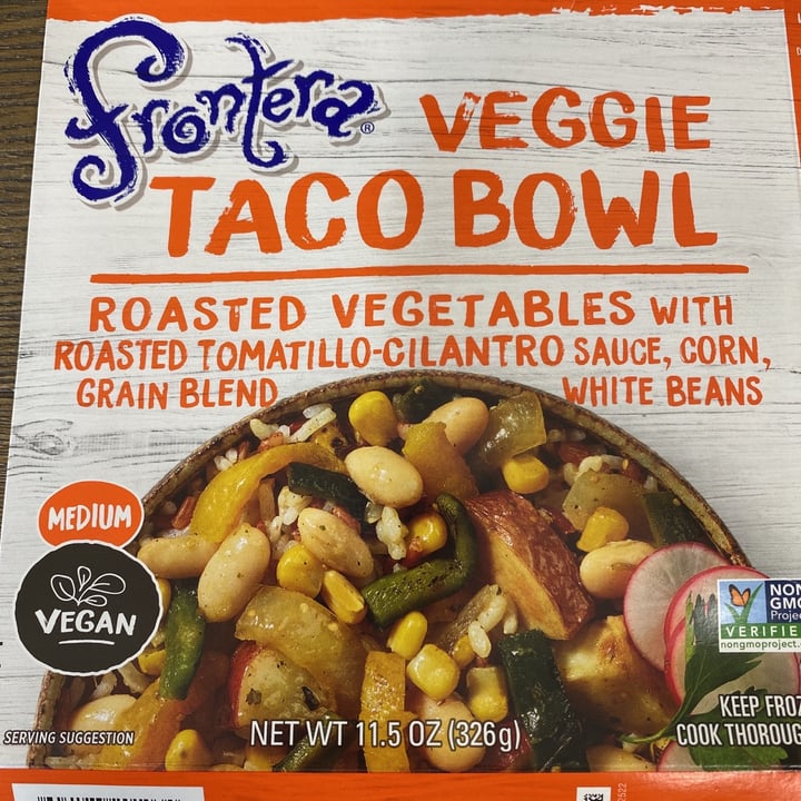 photo of Frontera Veggie Taco Bowl shared by @pkravetz1278 on  23 Jun 2021 - review