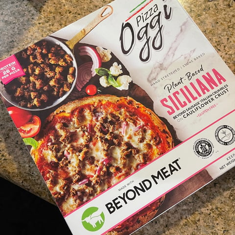 Oggi Foods SICILIANA – BEYOND MEAT PIZZA Reviews