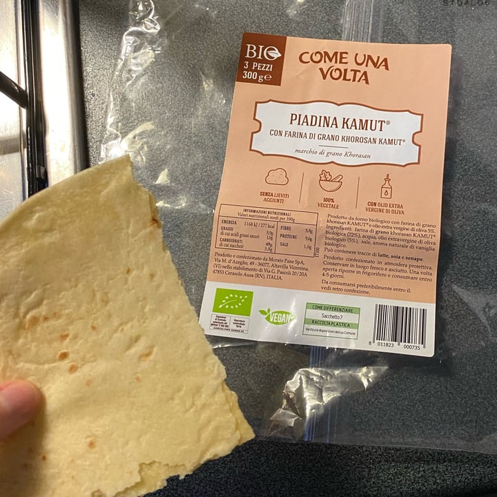 review photo of Come una volta Piadina Kamut shared by @sinfobie on 30 May 2022 - review