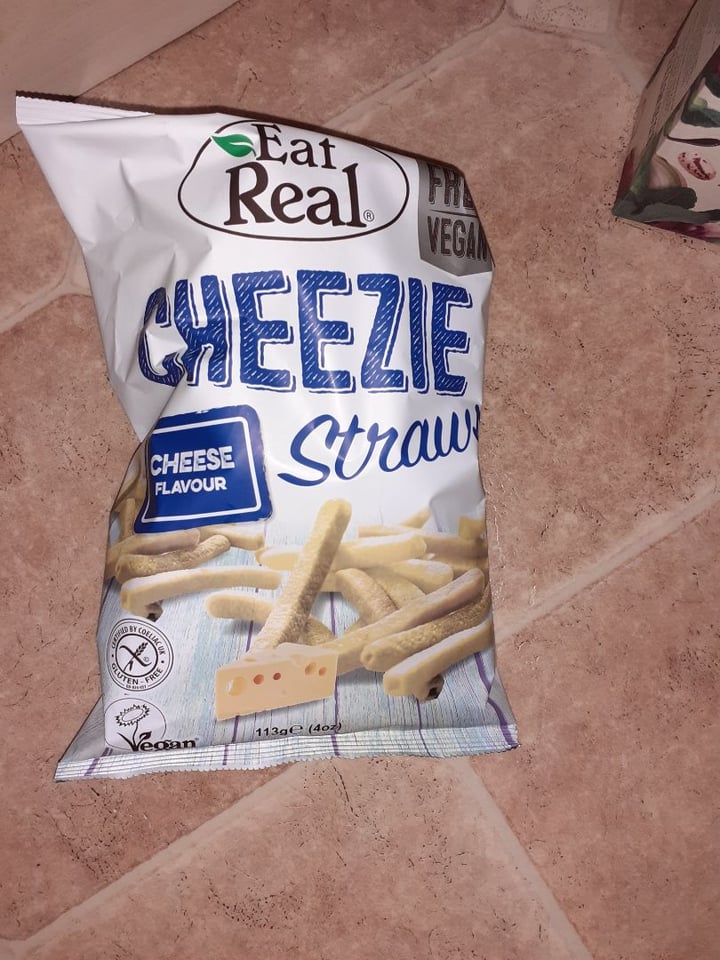 photo of Eat Real Cheezie Straws Cheese Flavour shared by @poppyveggirl on  08 Apr 2020 - review