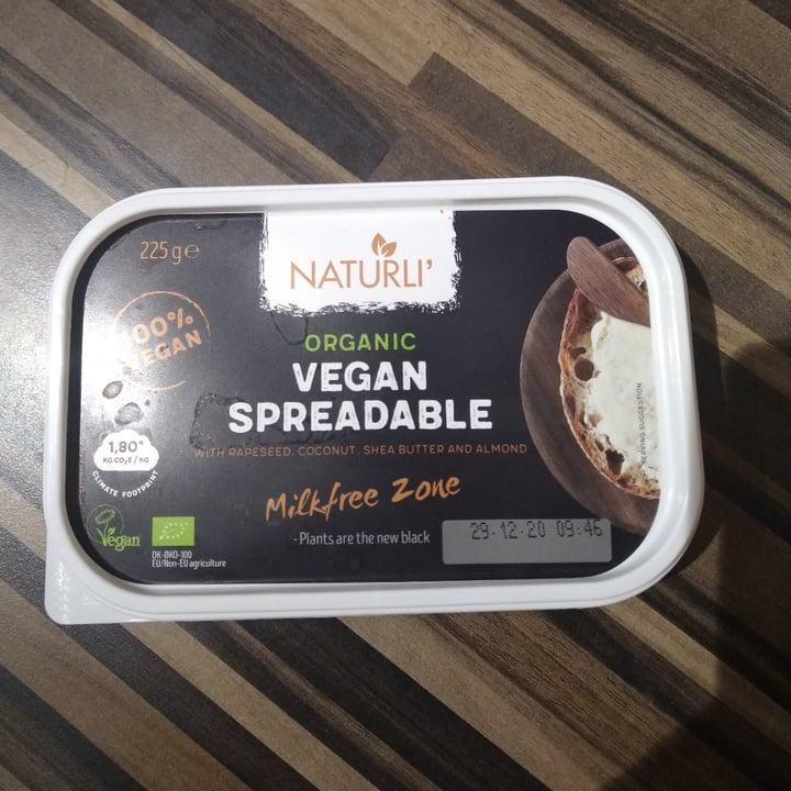 photo of Naturli' Naturli butter shared by @cvan on  20 Oct 2020 - review