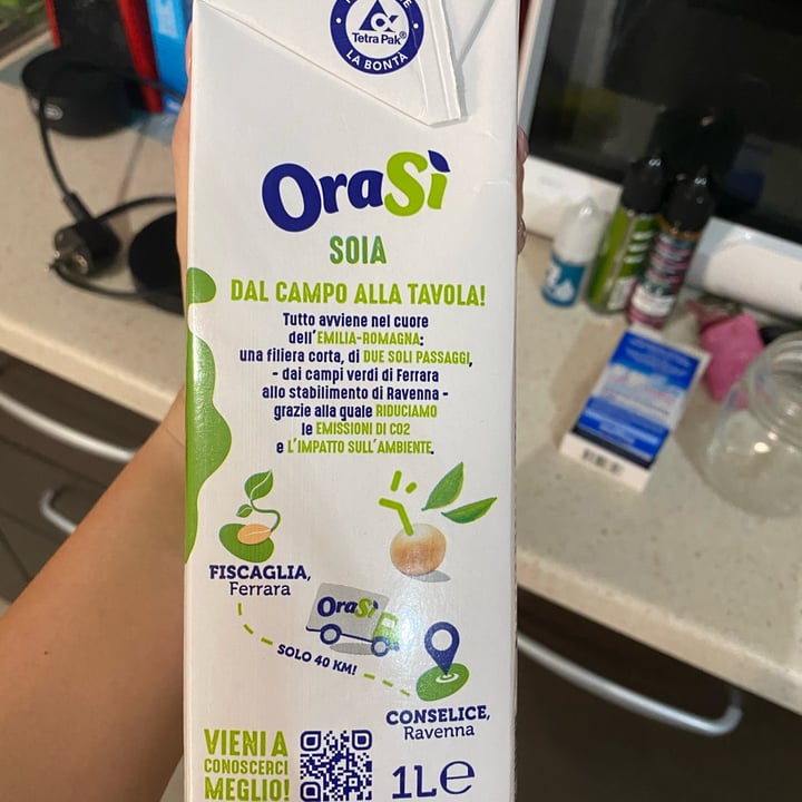 photo of OraSí Bevanda alla soia shared by @cinziasocini on  04 Sep 2022 - review