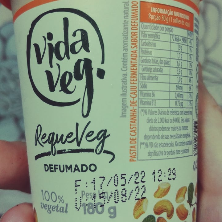 photo of Vida Veg Requeijão Defumado shared by @santmor on  01 Jul 2022 - review