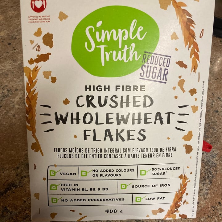 photo of Simple Truth High Fibre Crushed Whole Wheat Flakes shared by @garethlawrence on  06 Oct 2021 - review