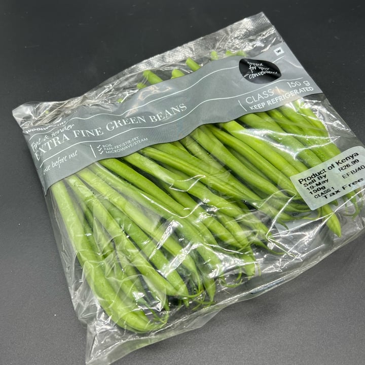 photo of Woolworths Food Extra fine green beans shared by @ftc on  31 May 2022 - review