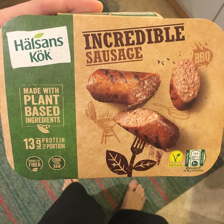 photo of Hälsans kök Incredible Sausage shared by @davidramms on  05 May 2021 - review